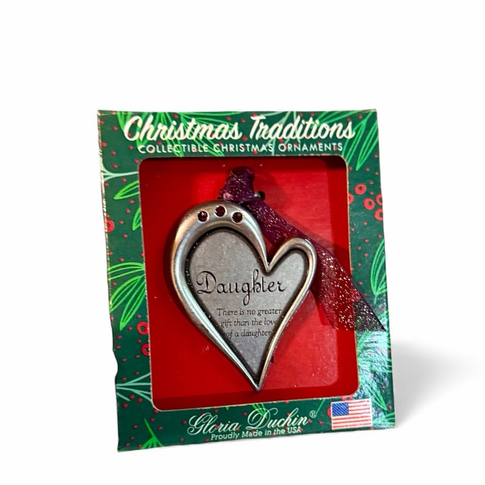 Heart-Shaped Daughter Ornament